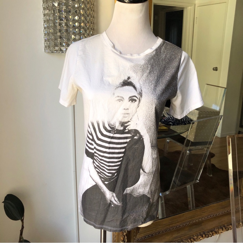 Equipment Femme Graphic Tee Cotton Size Small